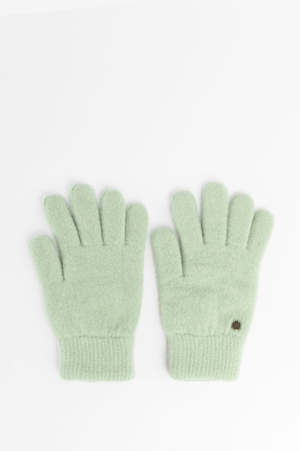 Gants en maille - vert clair