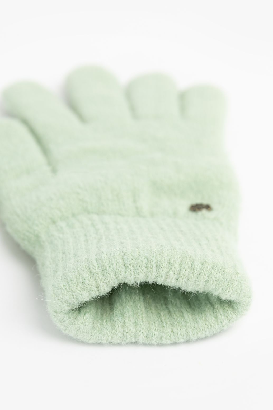 Gants en maille - vert clair