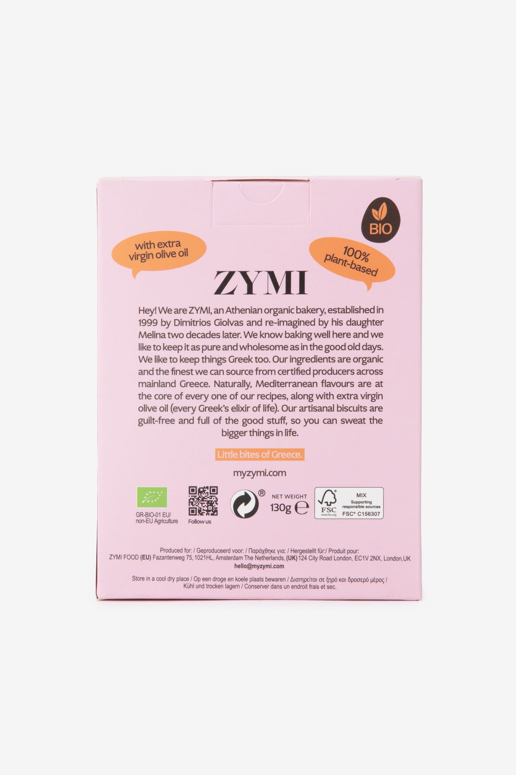 Zymi Biscuits Carob Dates Dark Chocolate