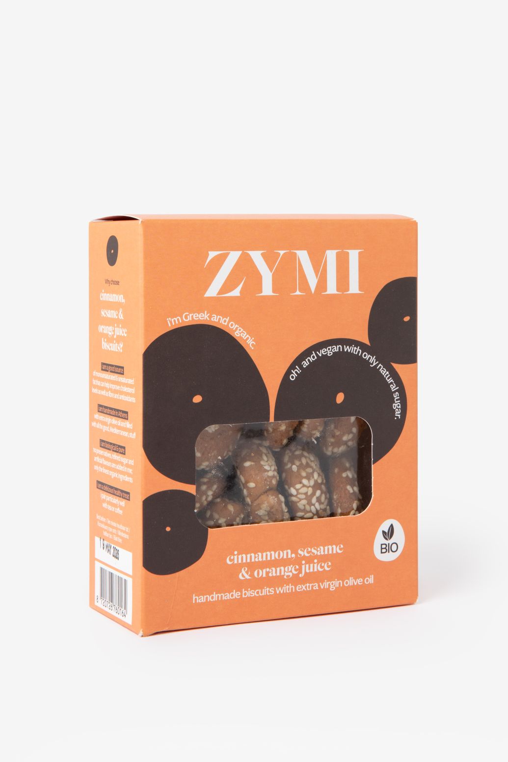 Zymi Biscuits Cannelle Jus d'orange Sésame