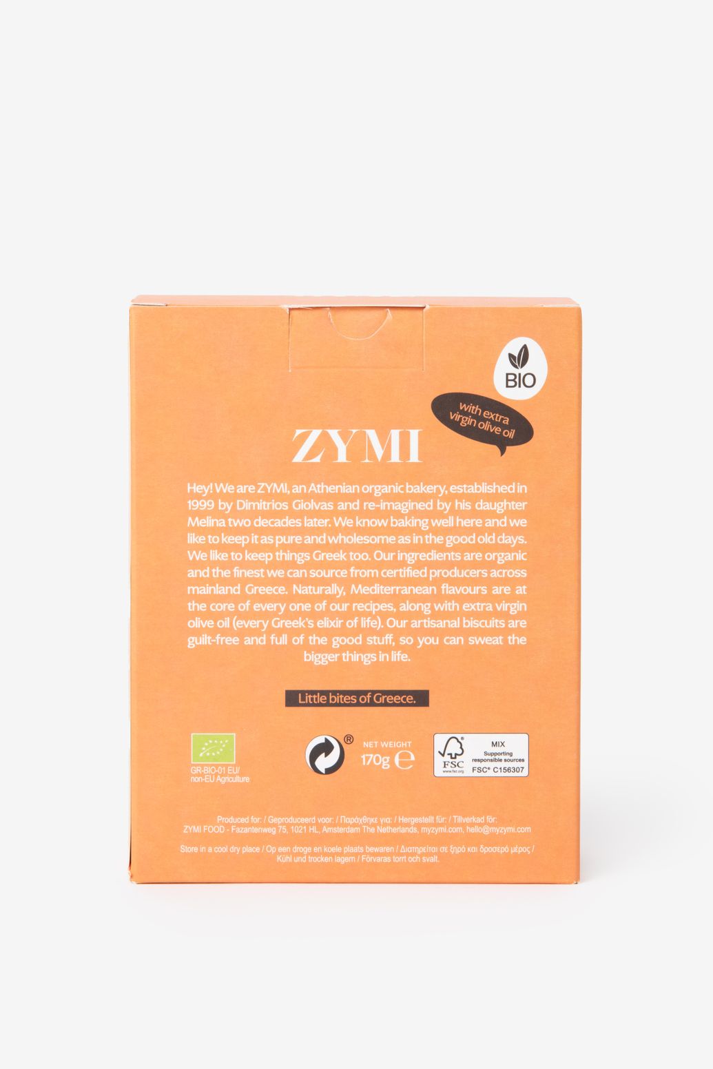 Zymi Biscuits Cannelle Jus d'orange Sésame