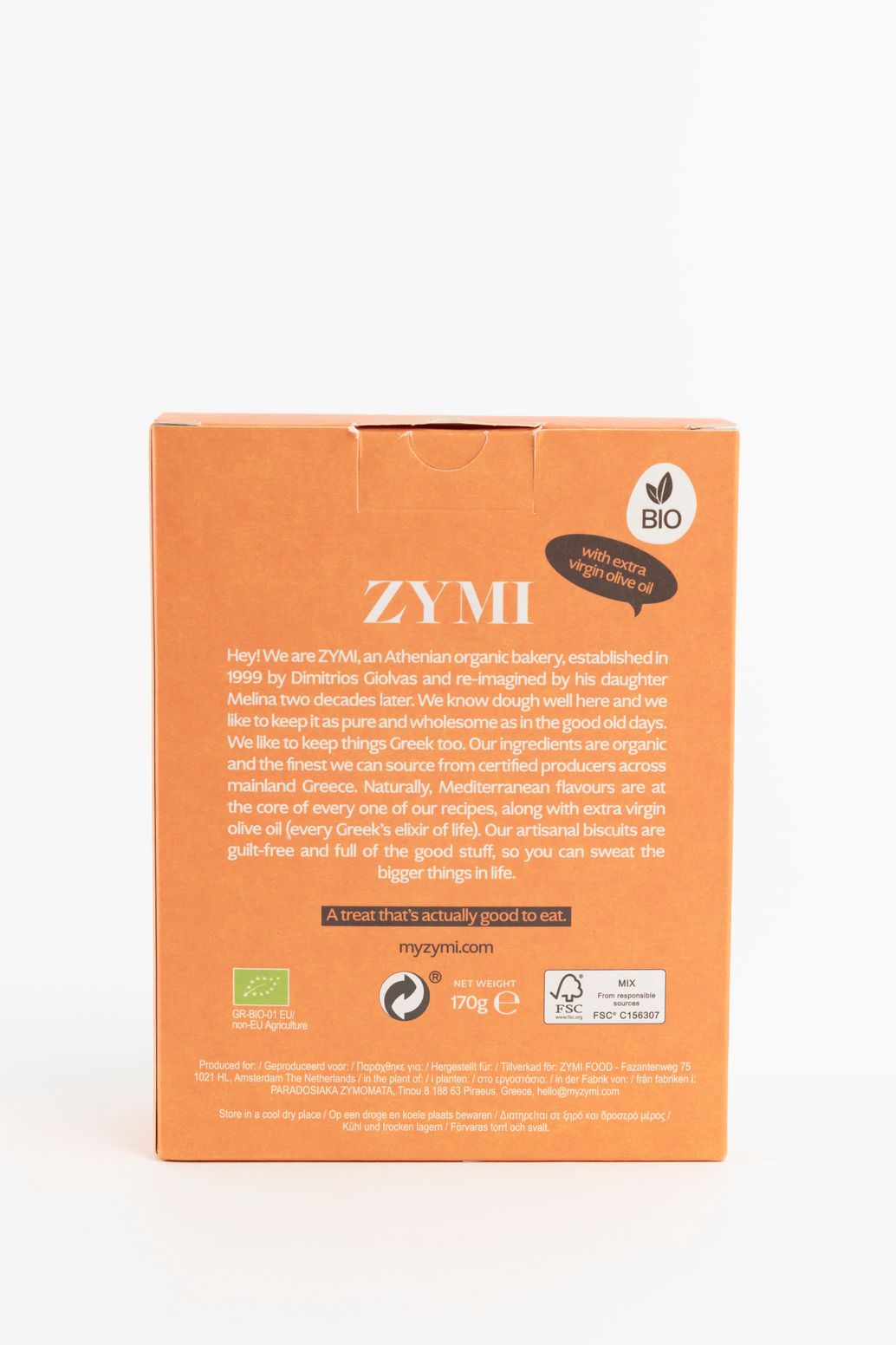 Zymi Biscuits Cannelle Jus d'orange Sésame