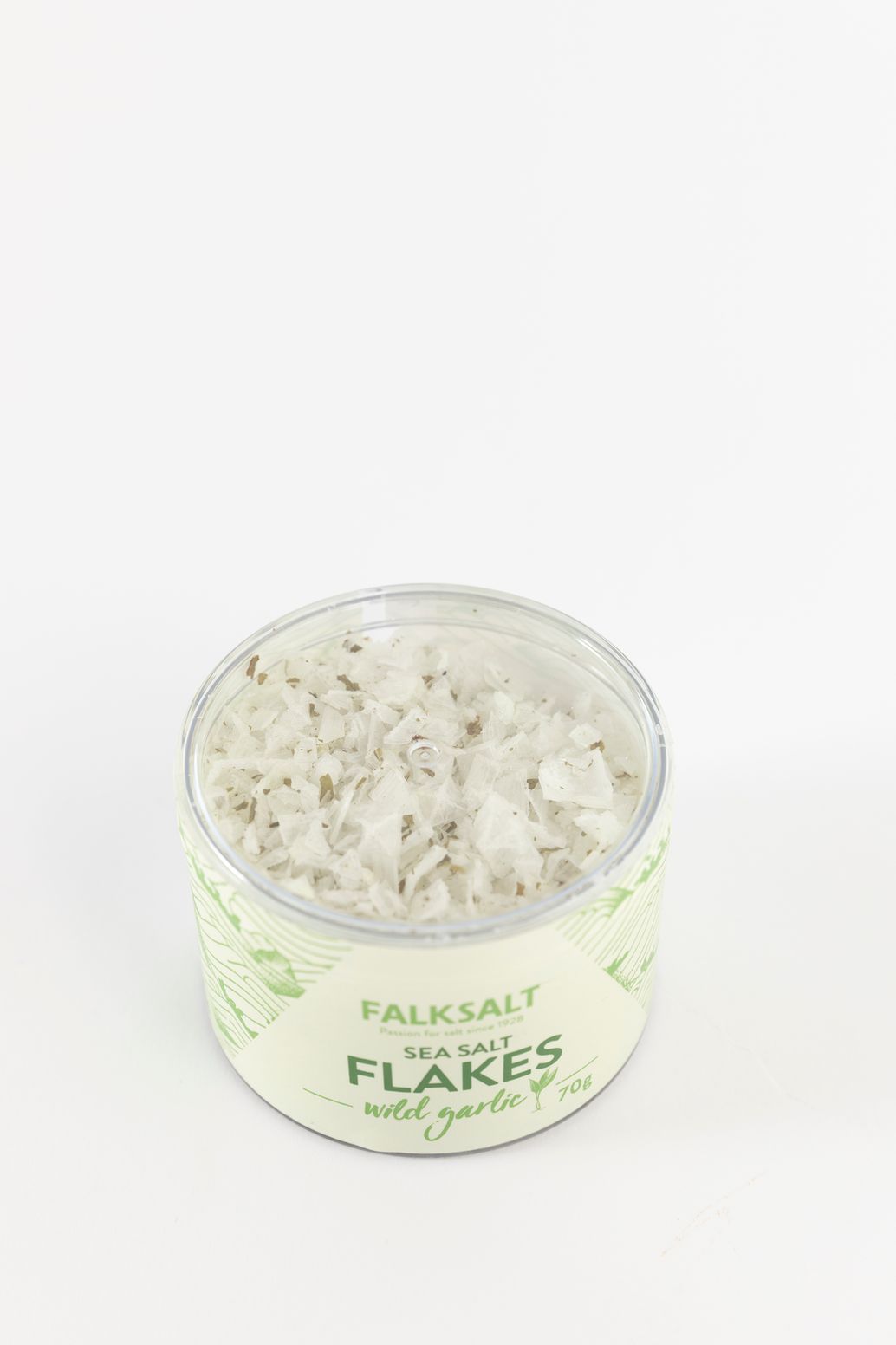 Falksalt sea salt flakes Wild Garlic