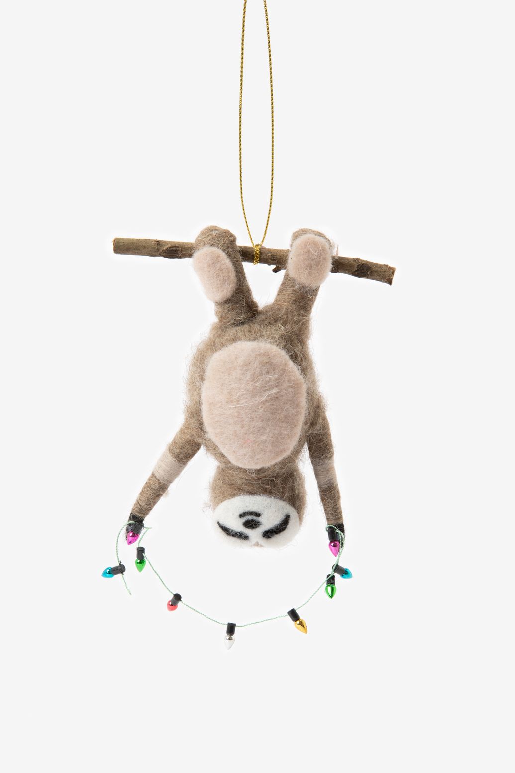 Pendentif de Noël paresseux