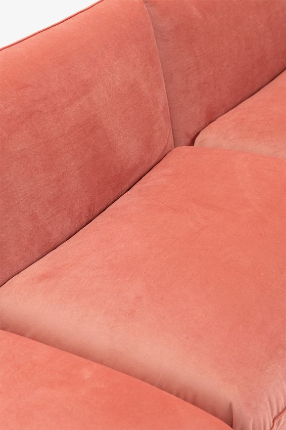 Countess 3-zits bank chaise longue links Salvador Dark pink