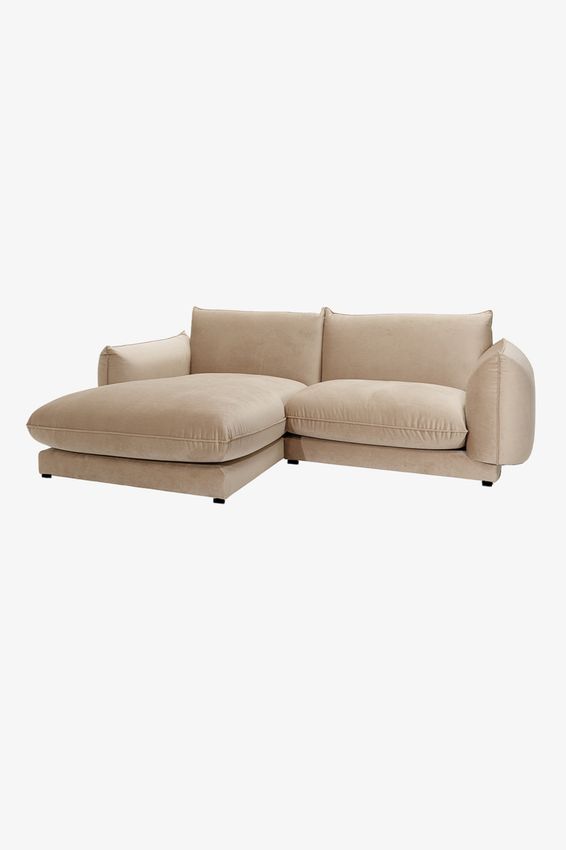 Countess 3-zits bank chaise longue links Salvador Camel