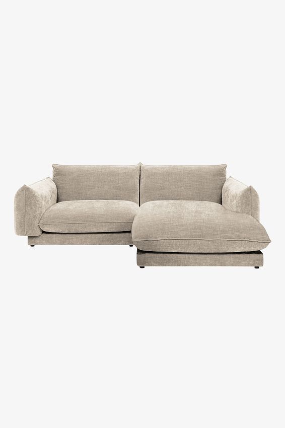 Countess 3-zits bank chaise longue rechts Artic Cream