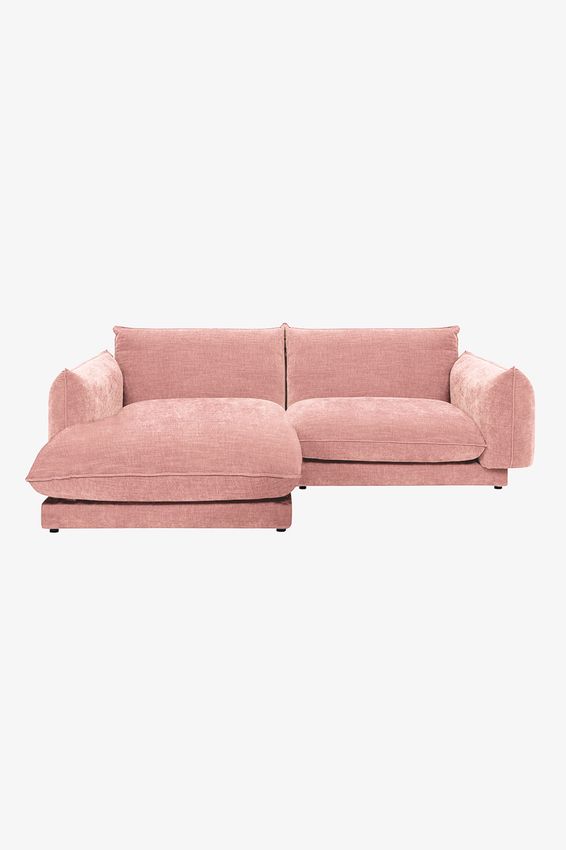 Countess 3-zits bank chaise longue links Artic Salmon