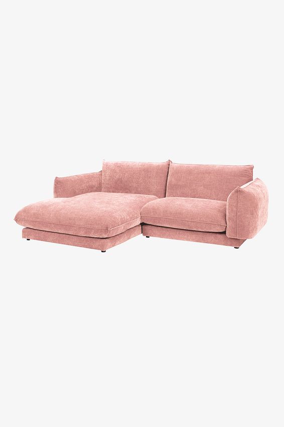 Countess 3-zits bank chaise longue links Artic Salmon
