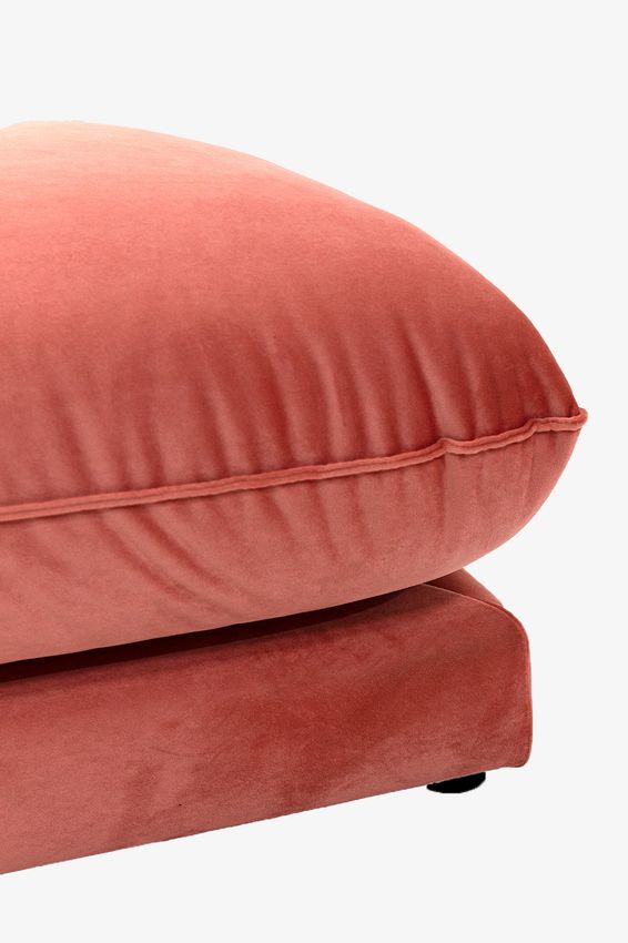 Countess 3-zits bank otto longue rechts Salvador Dark pink