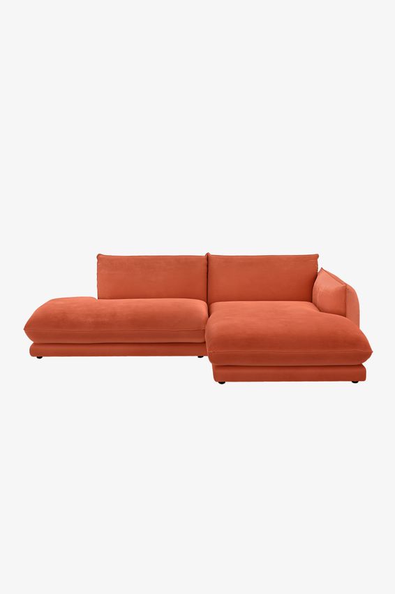 Countess 3-zits bank chaise longue rechts otto longue links Salvador Copper
