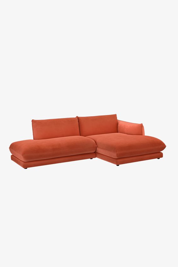 Countess 3-zits bank chaise longue rechts otto longue links Salvador Copper