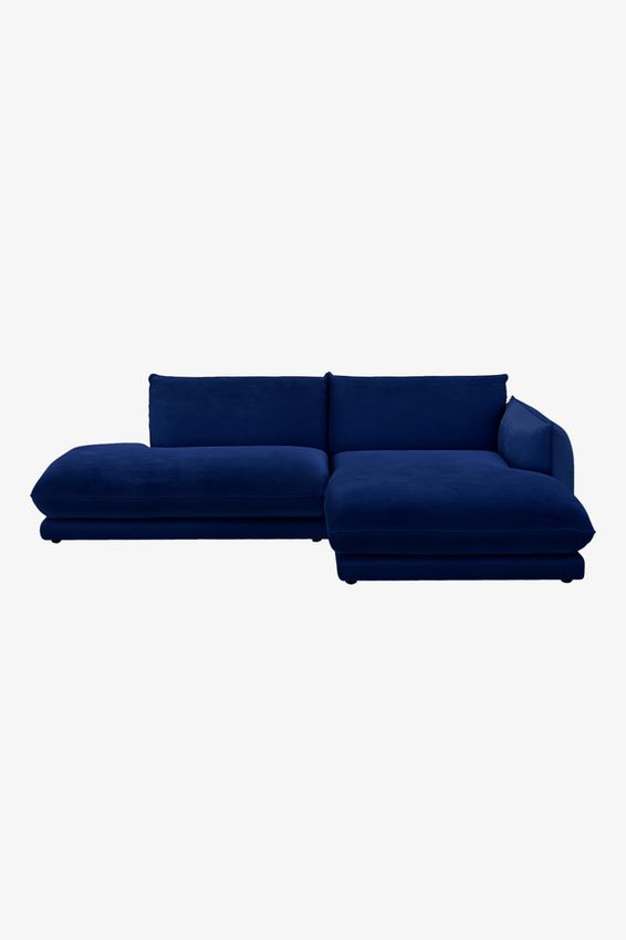 Countess 3-zits bank chaise longue rechts otto longue links Salvador Dark Blue