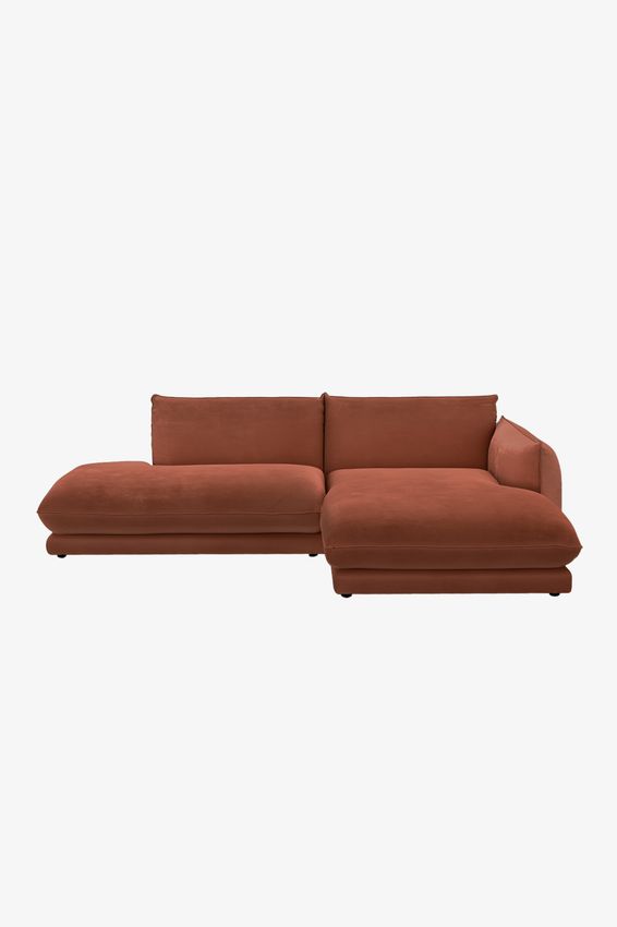 Countess 3-zits bank chaise longue rechts otto longue links Salvador Brown
