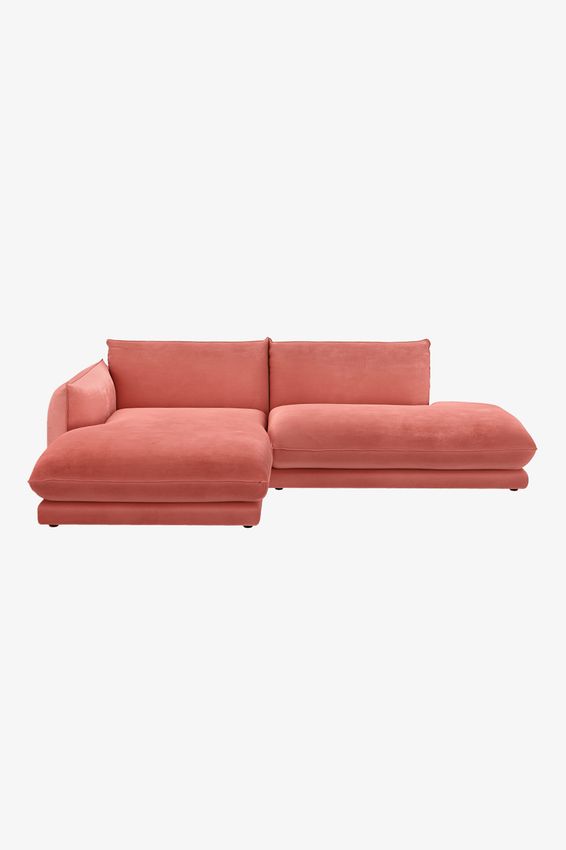 Countess 3-zits bank chaise longue links otto longue rechts Salvador Dark pink
