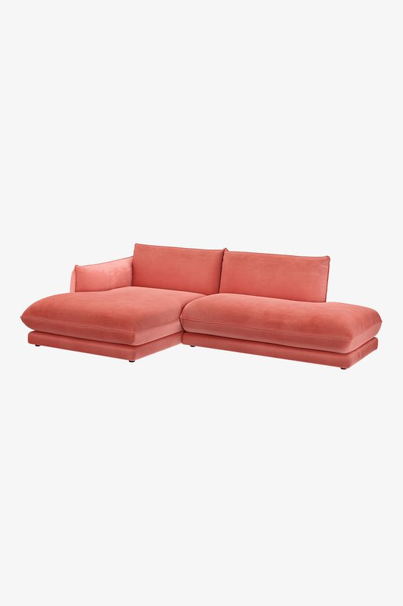 Countess 3-zits bank chaise longue links otto longue rechts Salvador Dark pink