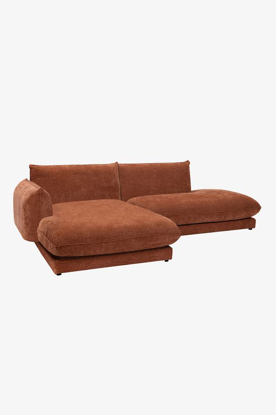 Countess 3-zits bank chaise longue links otto longue rechts Artic Rust