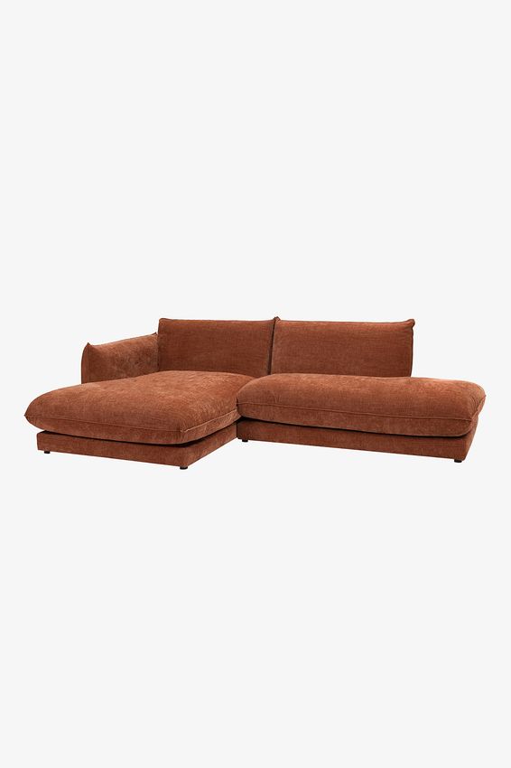 Countess 3-zits bank chaise longue links otto longue rechts Artic Rust