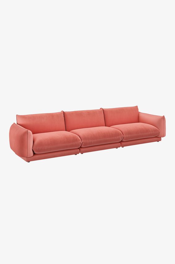 Countess 4-zits bank Salvador Dark pink