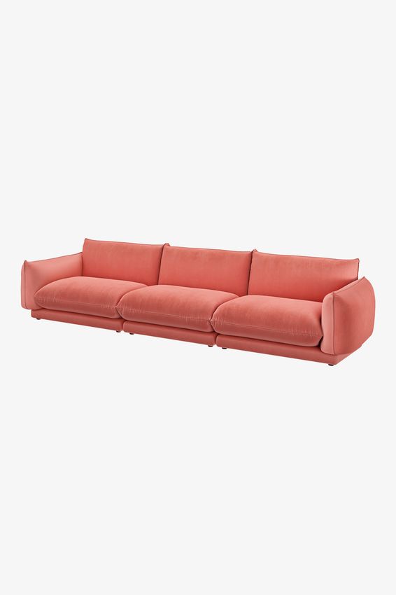 Countess 4-zits bank Salvador Dark pink