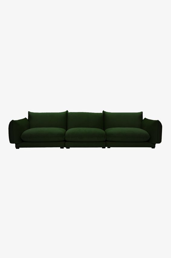 Countess 4-zits bank Salvador Dark green