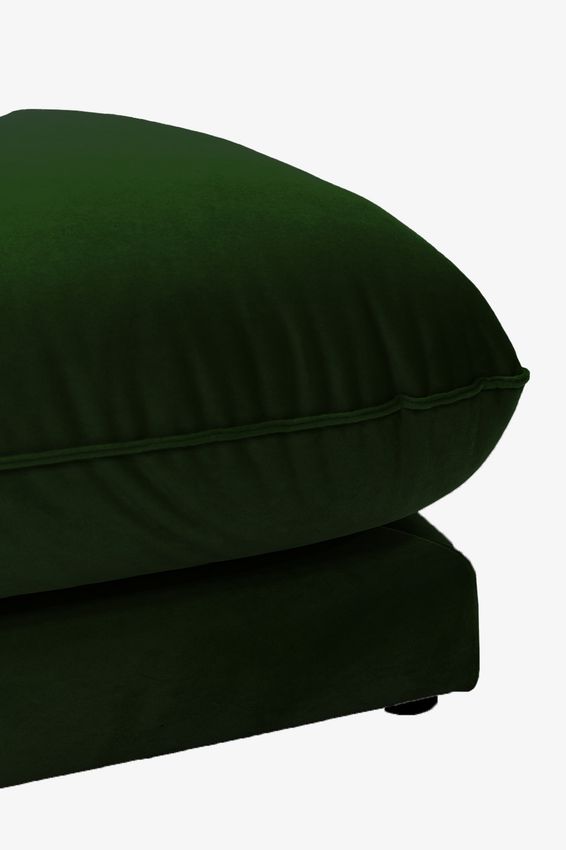 Countess 4-zits bank chaise longue rechts Salvador Dark Green