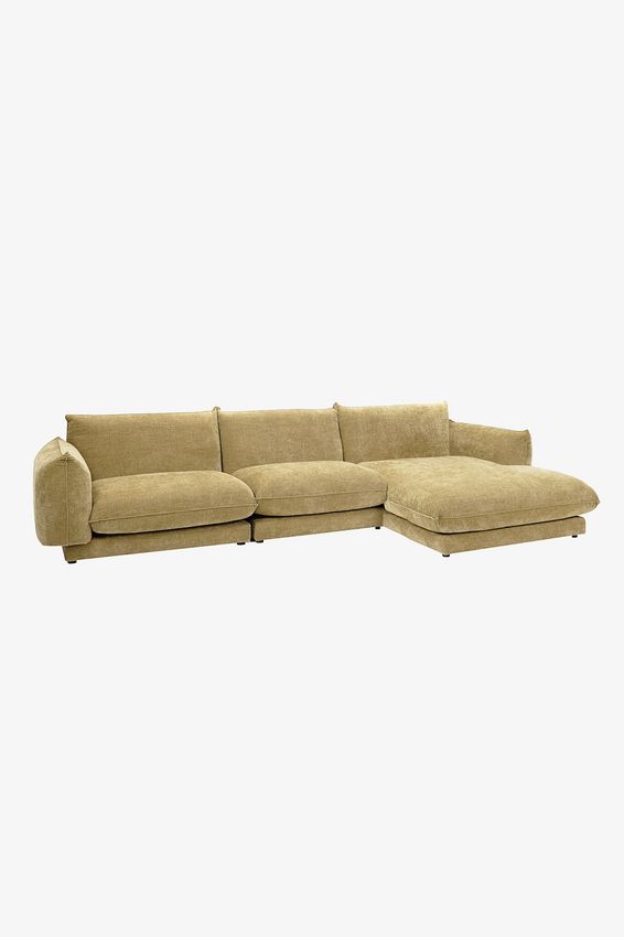 Countess 4-zits bank chaise longue rechts Artic Lichen