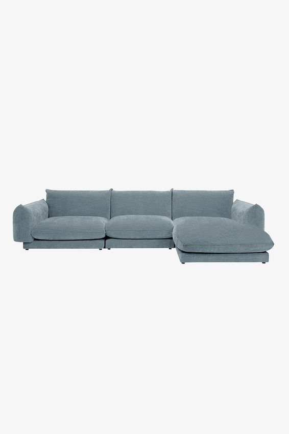 Countess 4-zits bank chaise longue rechts Artic Grey