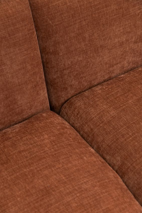 Countess 4-zits bank chaise longue rechts Artic Rust