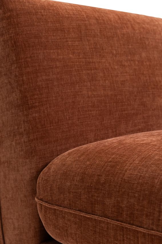 Countess 4-zits bank chaise longue rechts Artic Rust