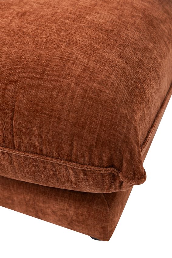 Countess 4-zits bank chaise longue rechts Artic Rust