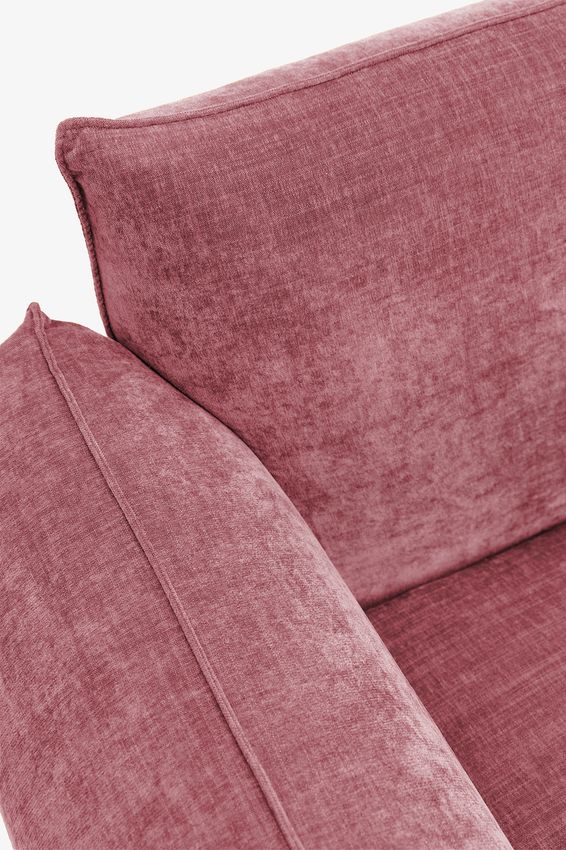 Countess 4-zits bank chaise longue links Artic Rosehip