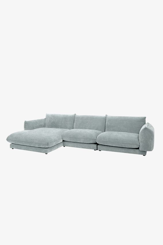 Countess 4-zits bank chaise longue links Artic Sky