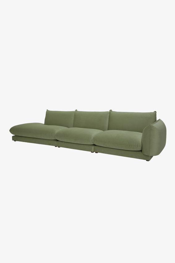 Countess 4-zits bank otto longue links Salvador Olive green