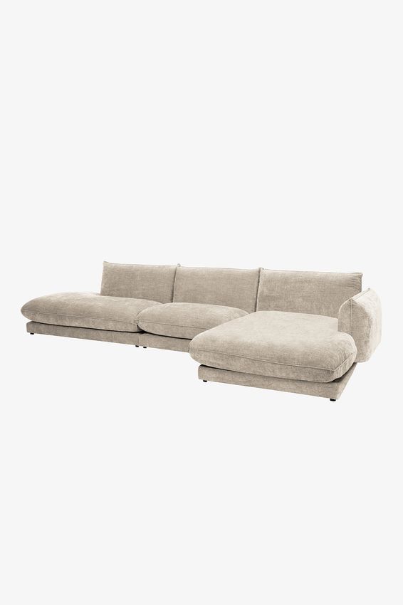 Countess 4-zits bank chaise longue rechts otto longue links Artic Cream