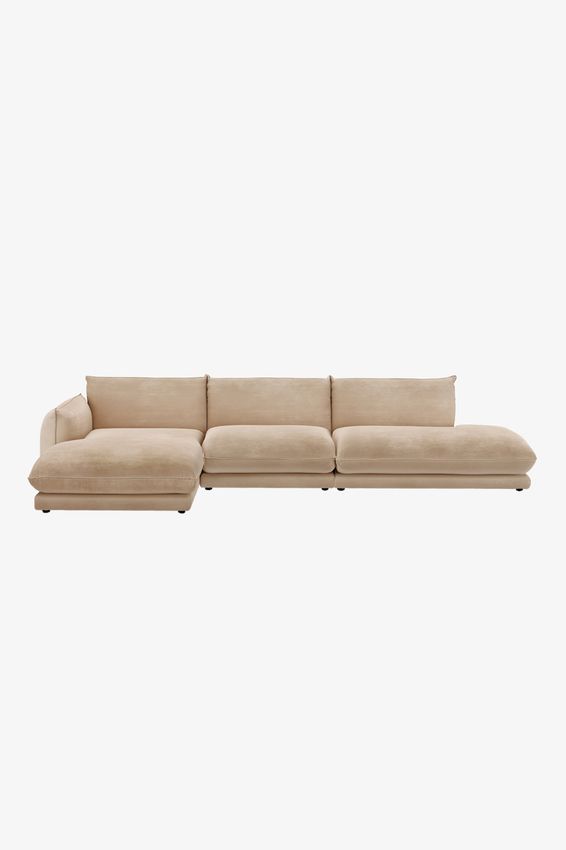 Countess 4-zits bank chaise longue links otto longue rechts Salvador Camel