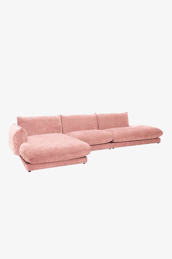 Countess 4-zits bank chaise longue links otto longue rechts Artic Salmon