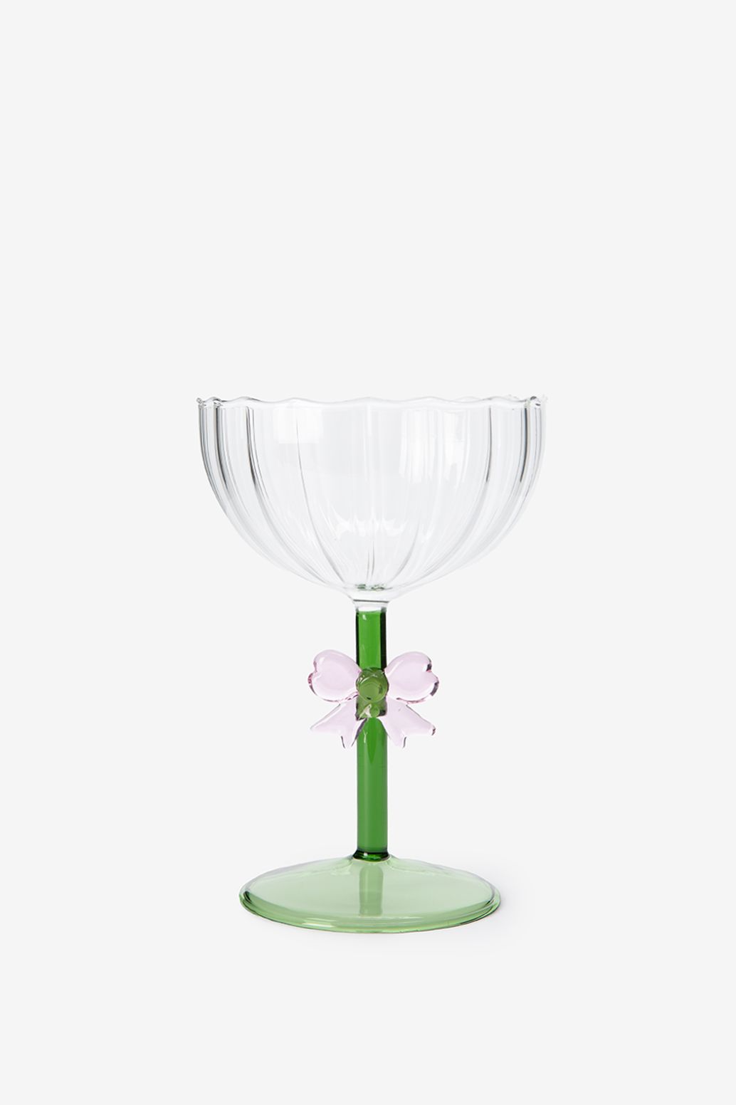 Champagneglazen met roze strikje