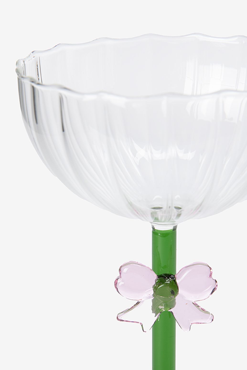 Champagneglazen met roze strikje