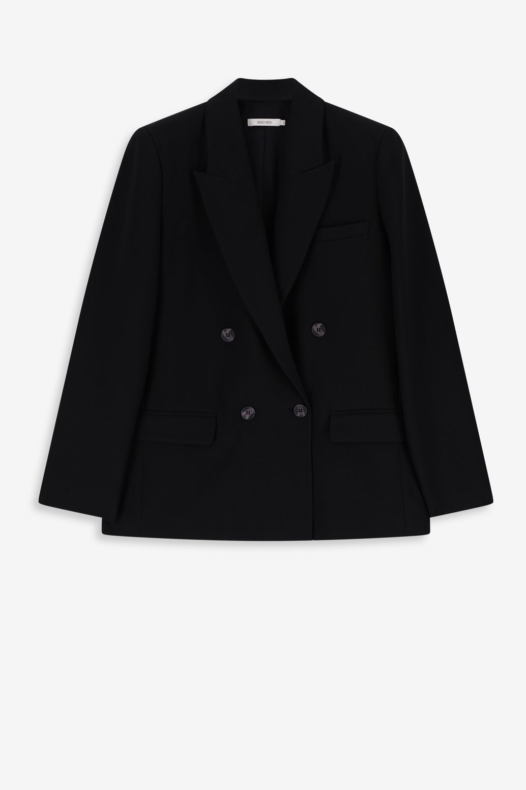 Blazer à double boutonnage - noir