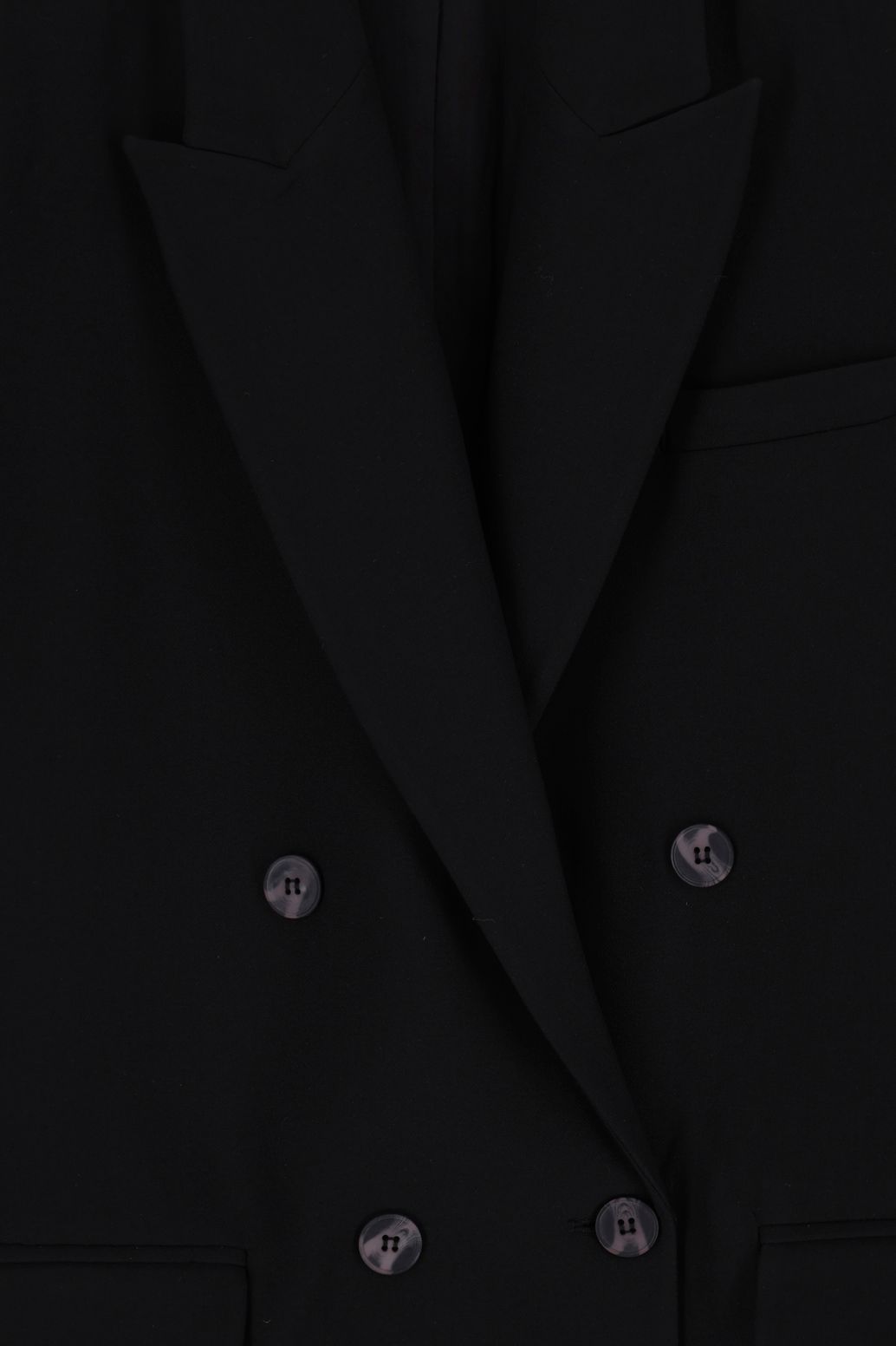 Blazer à double boutonnage - noir