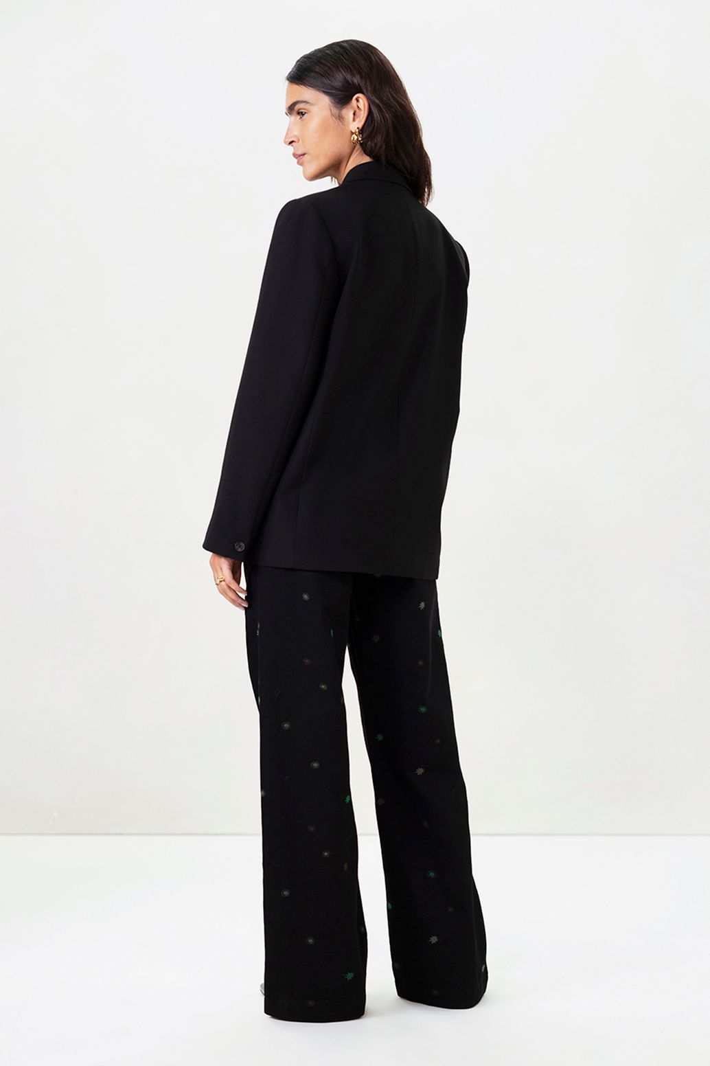 Blazer à double boutonnage - noir