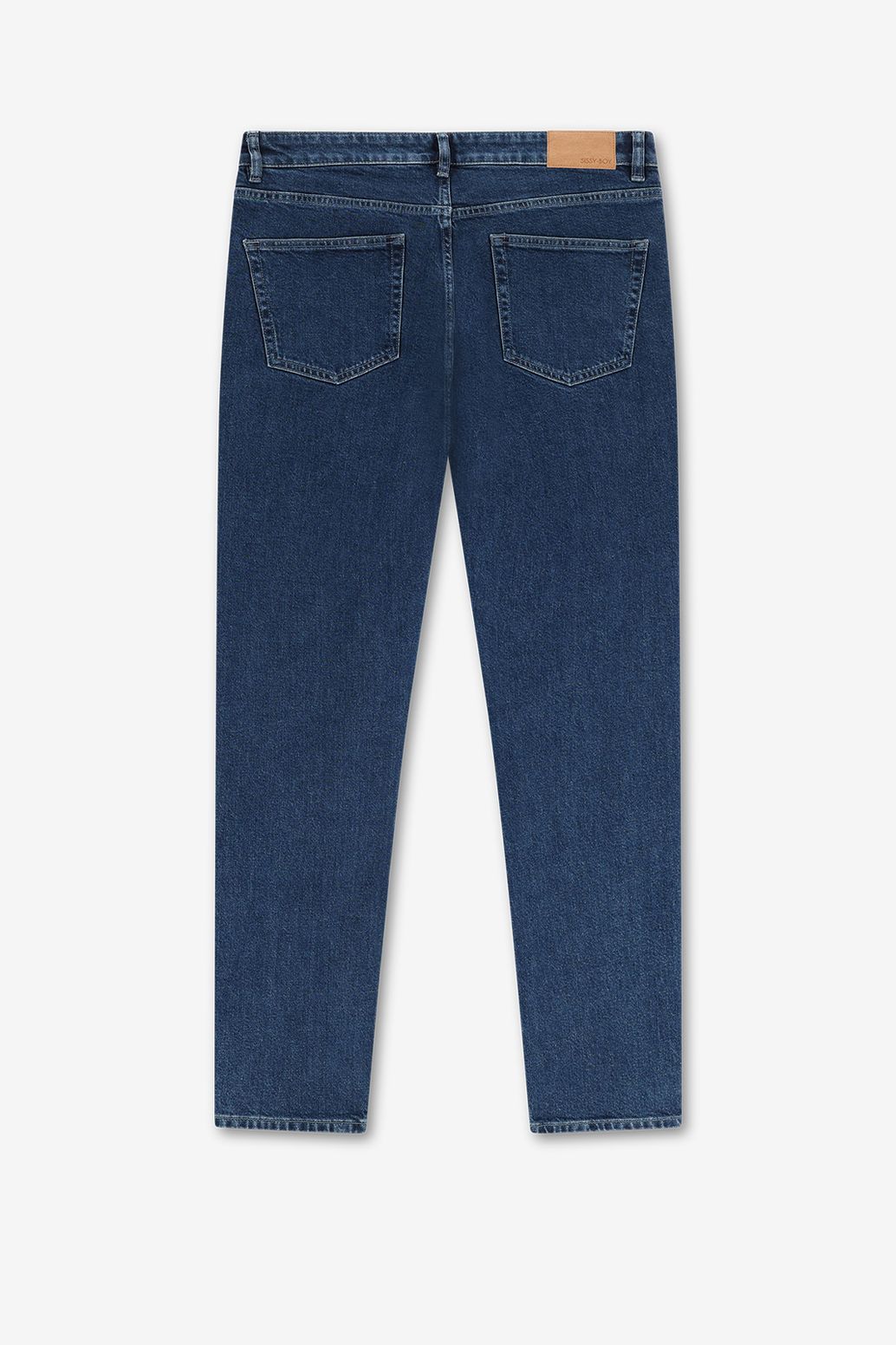 Blauwe regular fit jeans