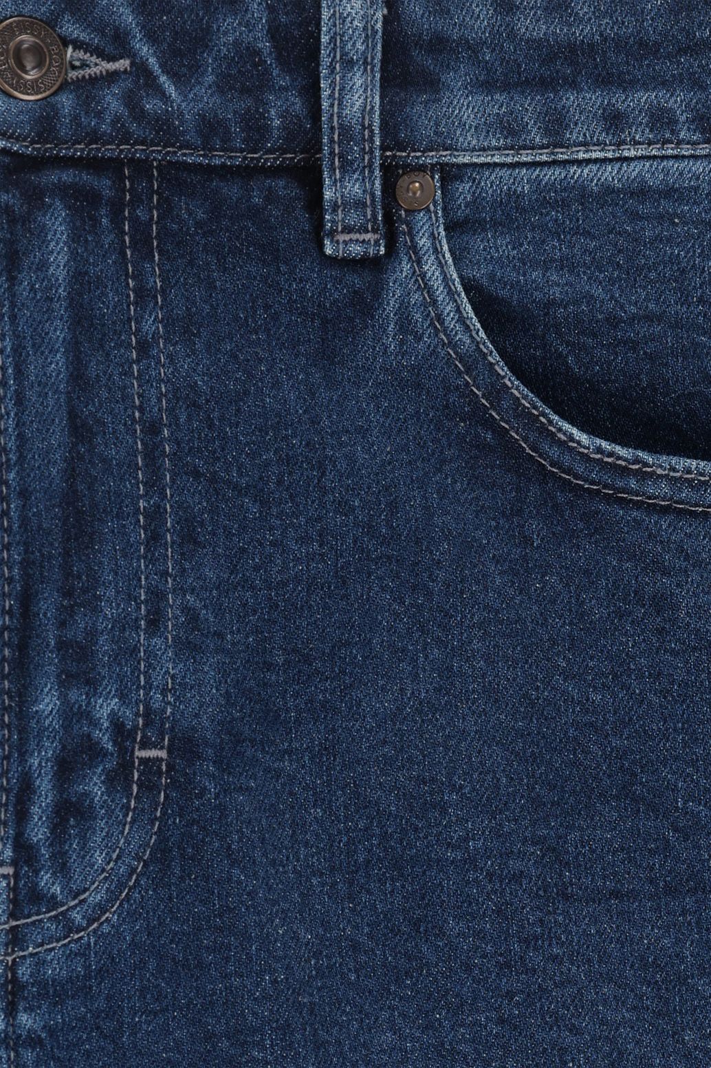 Blauwe regular fit jeans