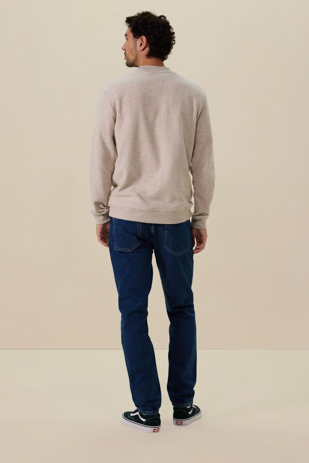 Blauwe regular fit jeans