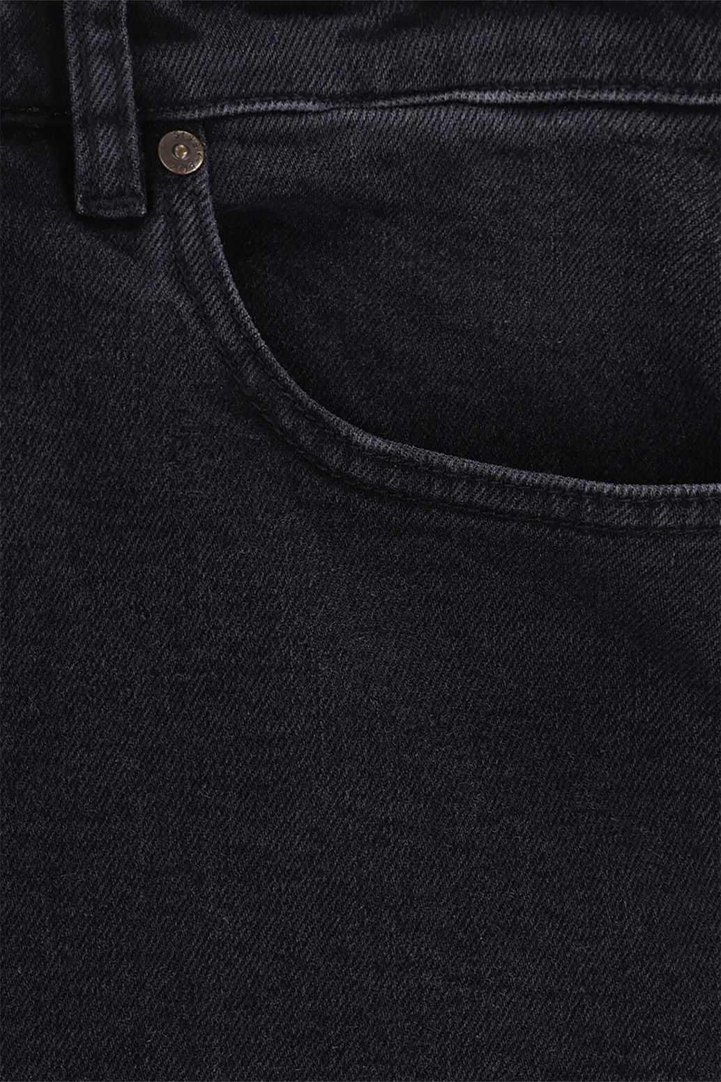 Zwarte mid-rise regular fit jeans