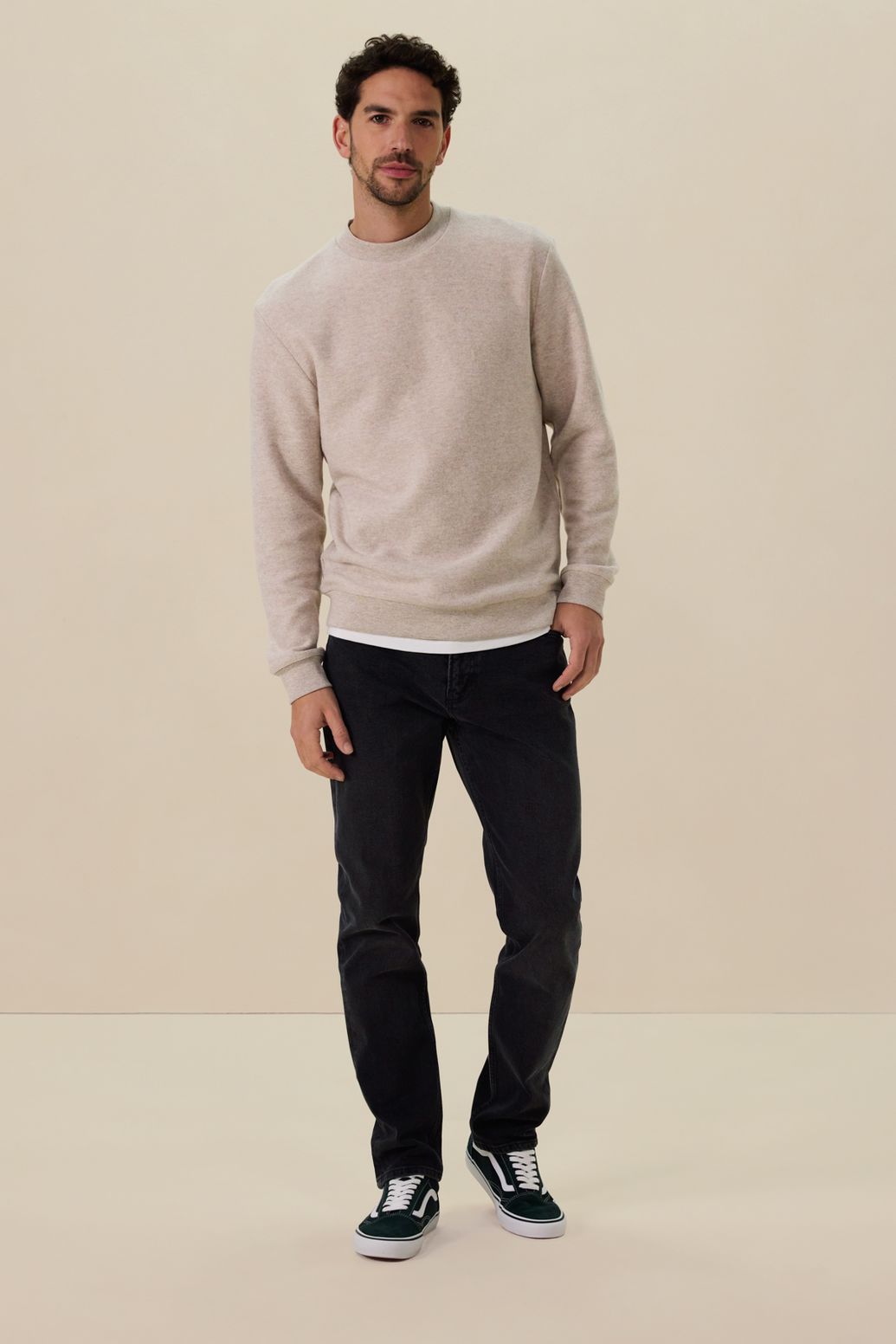 Zwarte regular fit jeans