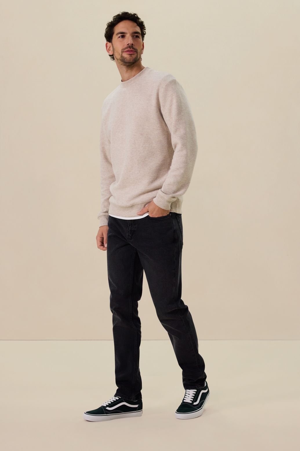 Zwarte regular fit jeans