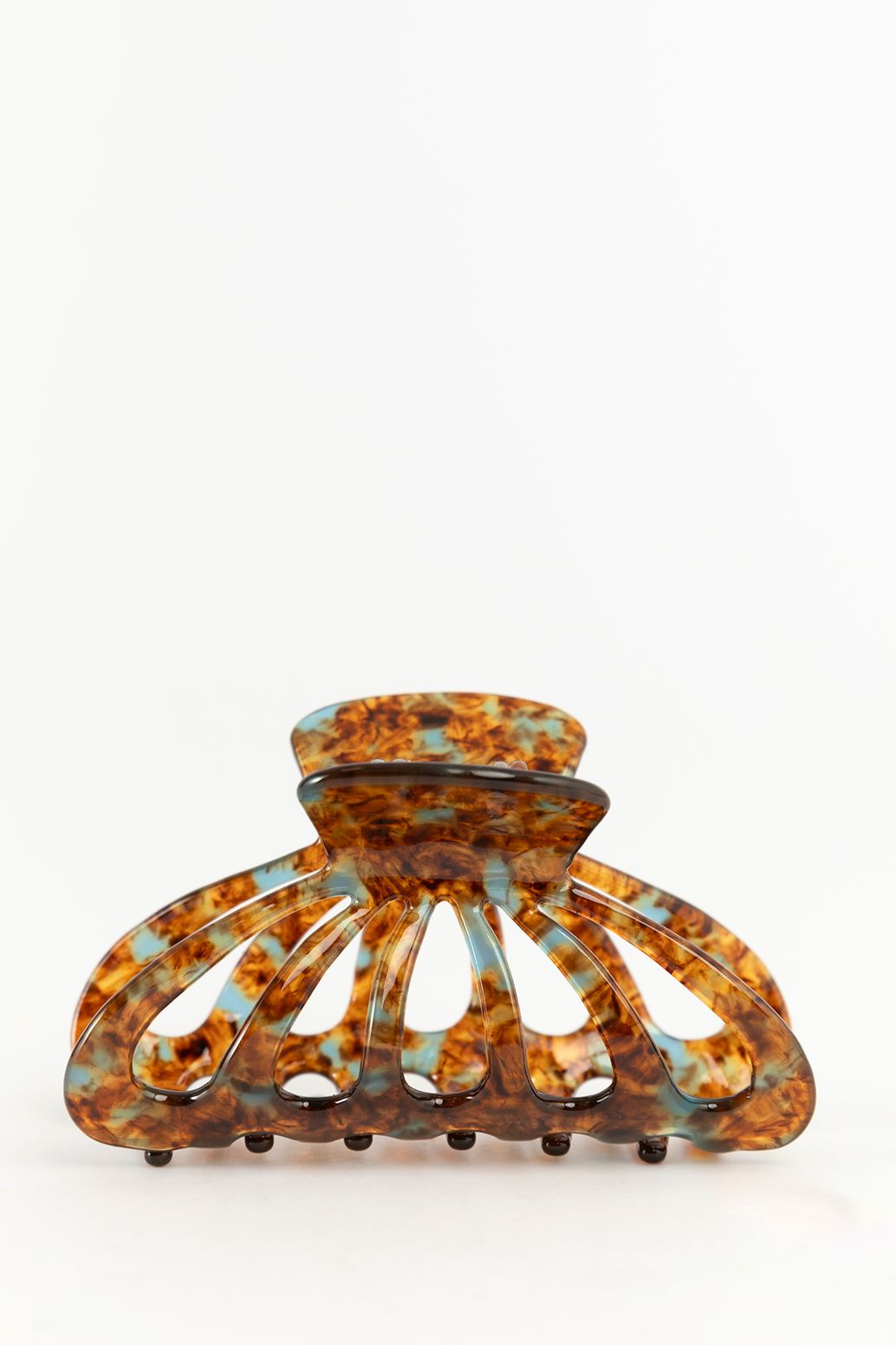 Multicolor ovale haarklem