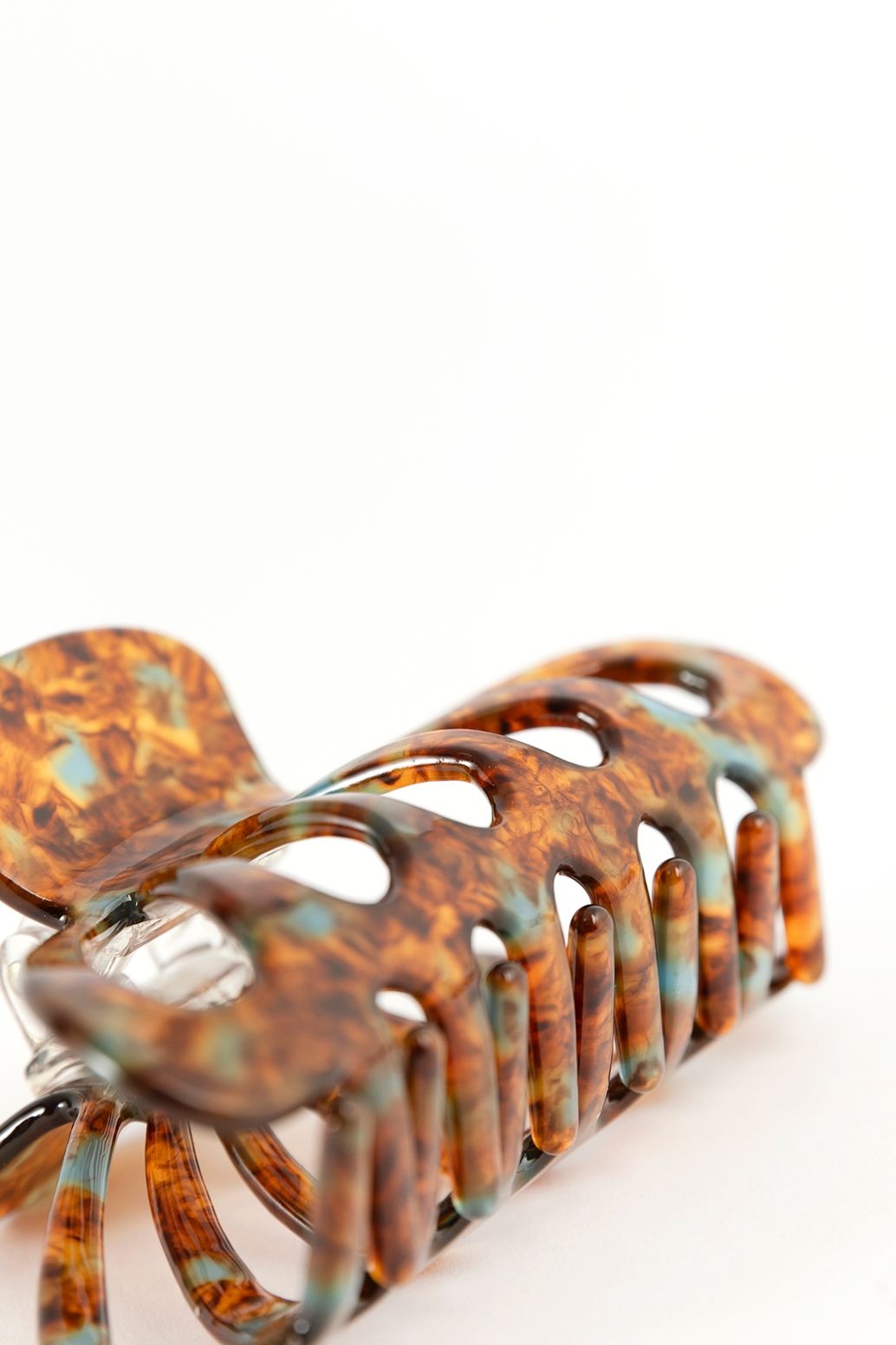 Pince à cheveux ovale - multicolore